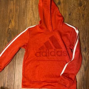 Adidas toddler red hoodie size 6